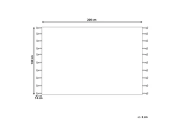 Kenitra Bomullsmatta 140x200 cm - Svart/Vit - Textil & mattor - Mattor - Modern matta - Bomullsmatta
