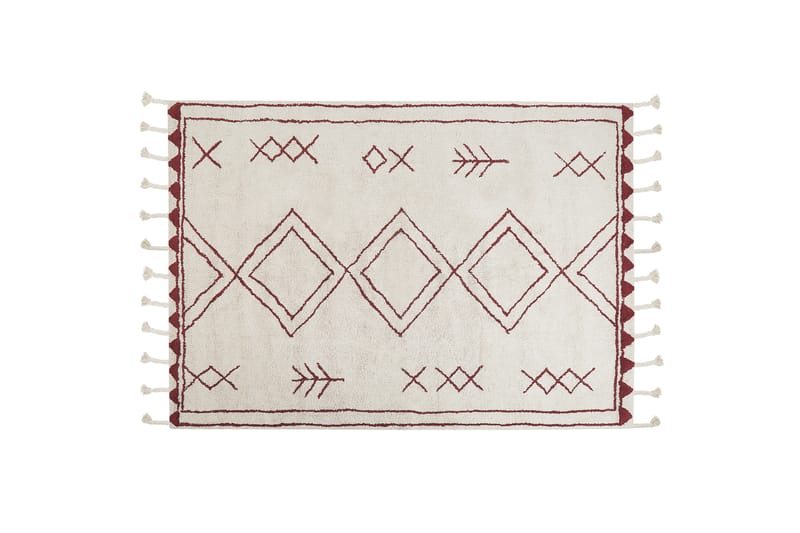 Kenitra Bomullsmatta 140x200 cm - Svart/Vit - Textil & mattor - Mattor - Modern matta - Bomullsmatta