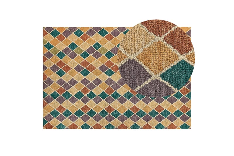 Keskin Ullmatta 140x200 cm - Beige - Textil & mattor - Mattor - Modern matta - Ullmatta
