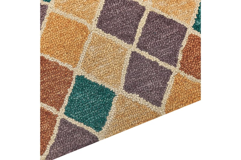 Keskin Ullmatta 200x200 cm Kvadratisk - Beige - Textil & mattor - Mattor - Modern matta - Ullmatta