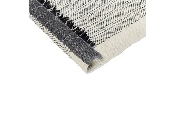 Ketenli Ullmatta 140x200 cm - Svart/Vit - Textil & mattor - Mattor - Modern matta - Ullmatta
