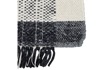 Ketenli Ullmatta 160x230 cm - Svart/Vit - Textil & mattor - Mattor - Modern matta - Ullmatta