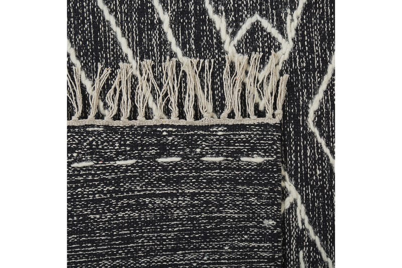 Khenifra Bomullsmatta 140x200 cm - Svart/Vit - Textil & mattor - Mattor - Modern matta - Bomullsmatta