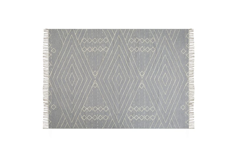 Khenifra Bomullsmatta 160x230 cm - Grå - Textil & mattor - Mattor - Modern matta - Bomullsmatta