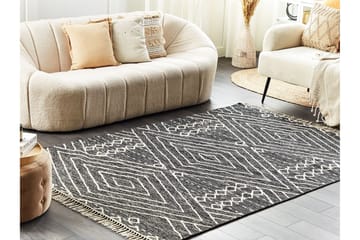 Khenifra Bomullsmatta 160x230 cm - Svart/Vit - Textil & mattor - Mattor - Modern matta - Bomullsmatta