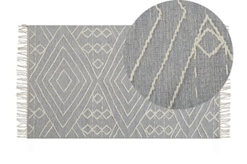 Khenifra Bomullsmatta 80x150 cm - Grå - Textil & mattor - Mattor - Modern matta - Bomullsmatta