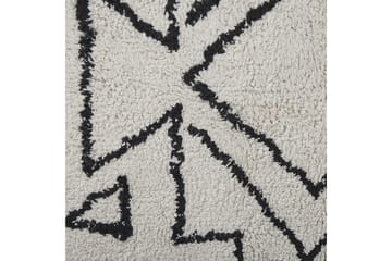 Khouribga Bomullsmatta 140x200 cm - Svart/Vit - Textil & mattor - Mattor - Modern matta - Bomullsmatta