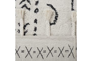 Khouribga Bomullsmatta 160x230 cm - Svart/Vit - Textil & mattor - Mattor - Modern matta - Bomullsmatta