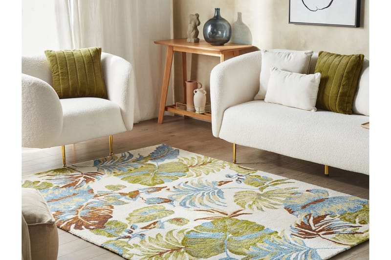Kinik Ullmatta 200x200 cm - Beige - Textil & mattor - Mattor - Modern matta - Ullmatta
