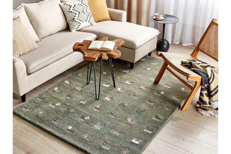 Kizarli Ryamatta 140x200 cm, Grön