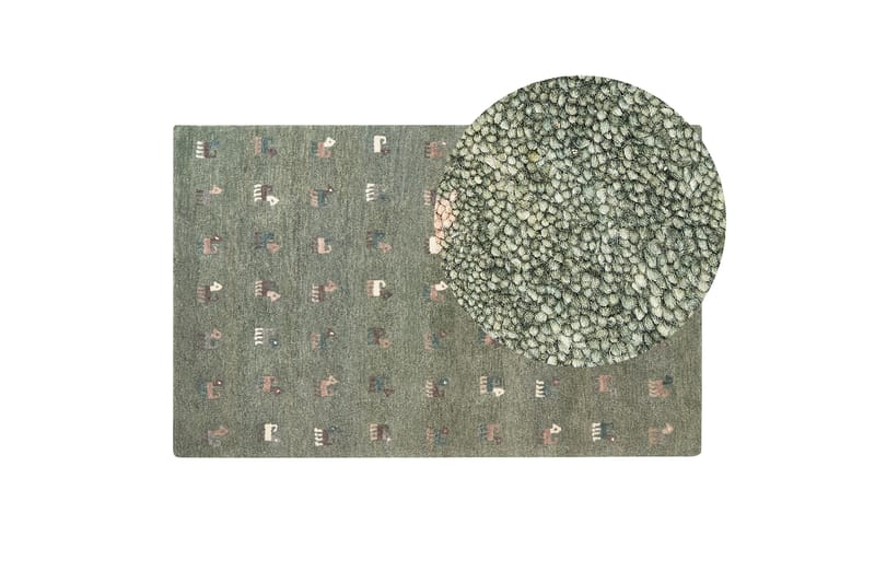 Kizarli Ryamatta 140x200 cm - Grön - Textil & mattor - Mattor - Modern matta - Ryamatta & luggmatta