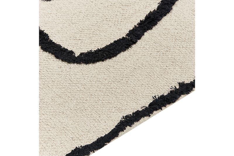 Konur Bomullsmatta 160x230 cm - Beige - Textil & mattor - Mattor - Modern matta - Bomullsmatta