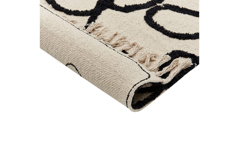 Konur Bomullsmatta 160x230 cm - Beige - Textil & mattor - Mattor - Modern matta - Bomullsmatta