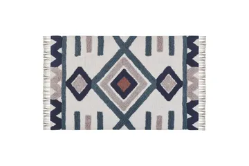 Kozlu Ryamatta 140x200 cm - Blå - Textil & mattor - Mattor - Modern matta - Bomullsmatta