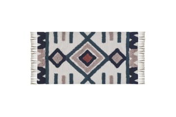 Kozlu Ryamatta 80x150 cm - Blå - Textil & mattor - Mattor - Modern matta - Bomullsmatta