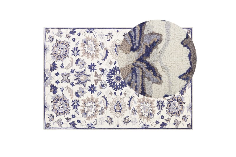 Kumru Ullmatta 140x200 cm - Beige - Textil & mattor - Mattor - Modern matta - Ullmatta