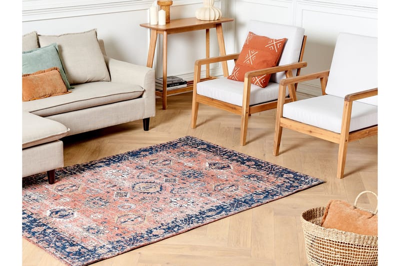Kurin Bomullsmatta 140x200 cm - Blå - Textil & mattor - Mattor - Modern matta - Bomullsmatta