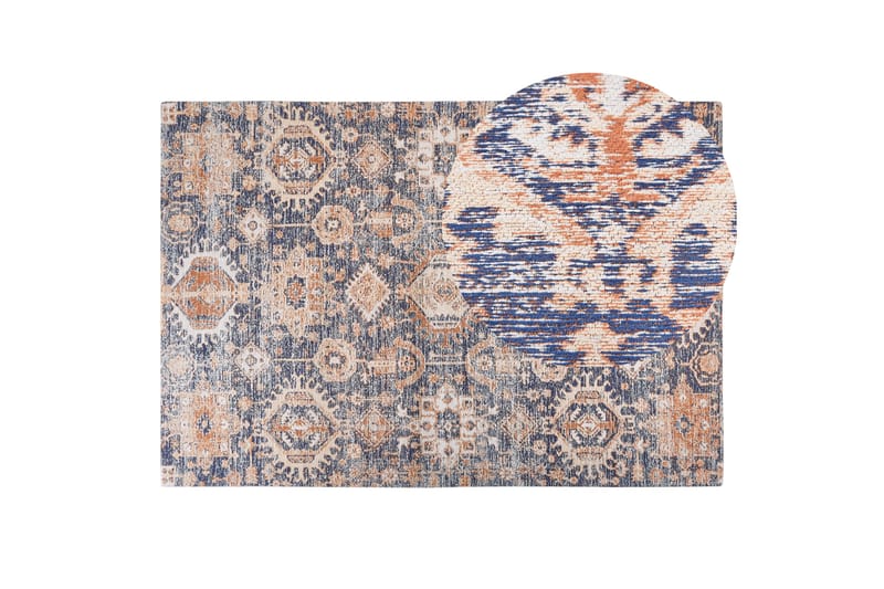 Kurin Bomullsmatta 140x200 cm - Blå - Textil & mattor - Mattor - Modern matta - Gångmattor