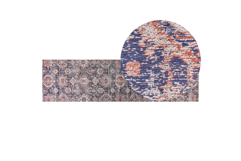 Kurin Gångmatta 80x300 cm - Blå - Textil & mattor - Mattor - Modern matta - Gångmattor