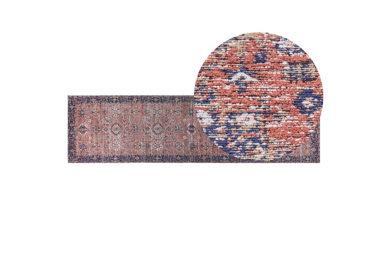 Kurin Gångmatta 80x300 cm - Blå - Textil & mattor - Mattor - Modern matta - Bomullsmatta