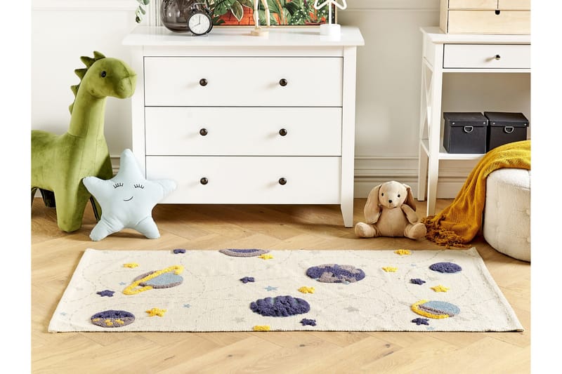 Langsa Bomullsmatta 80x150 cm - Beige - Textil & mattor - Mattor - Modern matta - Bomullsmatta