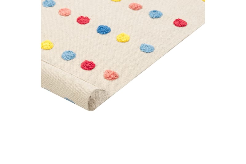 Leles Bomullsmatta 80x150 cm - Beige - Textil & mattor - Mattor - Modern matta - Bomullsmatta