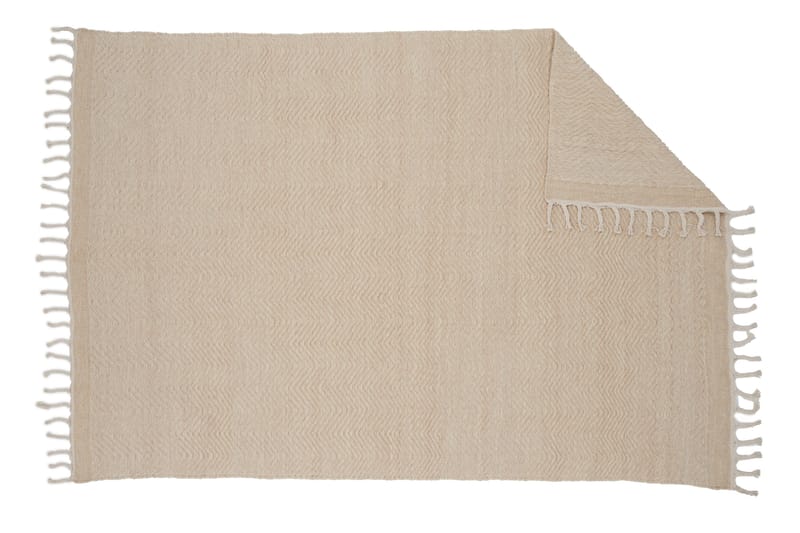 Loke Ullmatta 160x230 cm Rektangulär - Beige - Textil & mattor - Mattor - Modern matta - Ullmatta