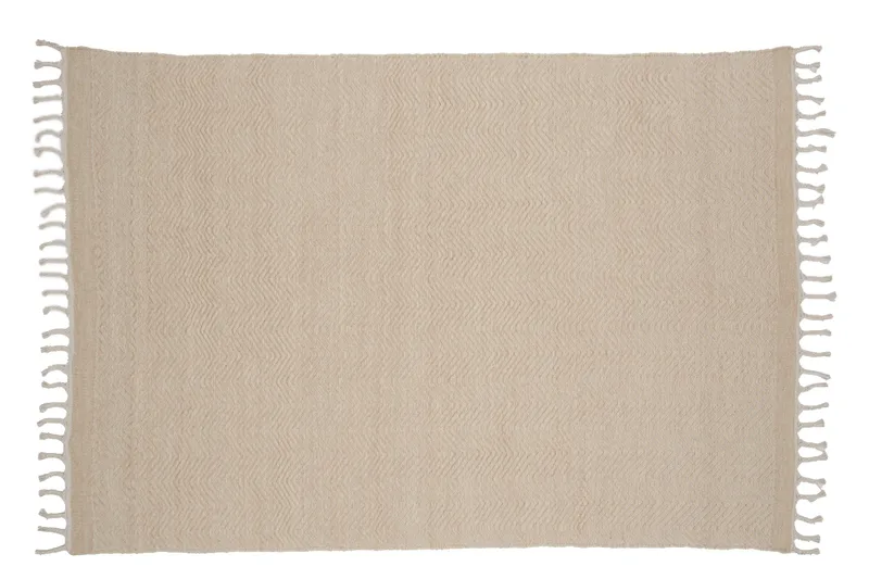 Loke Ullmatta 250x350 cm Rektangulär - Beige - Textil & mattor - Mattor - Modern matta - Ullmatta