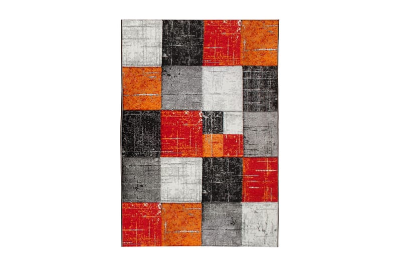 London Square Friezematta 160x230, Röd/Orange