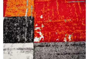 London Square Friezematta Rund 240 - Röd/Orange - Textil & mattor - Mattor - Modern matta - Wiltonmattor