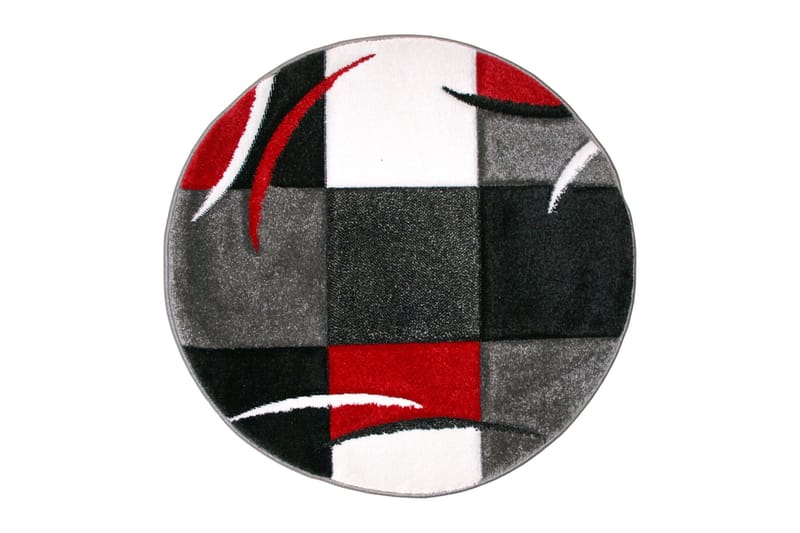 London Patch Friezematta Rund 240, Röd