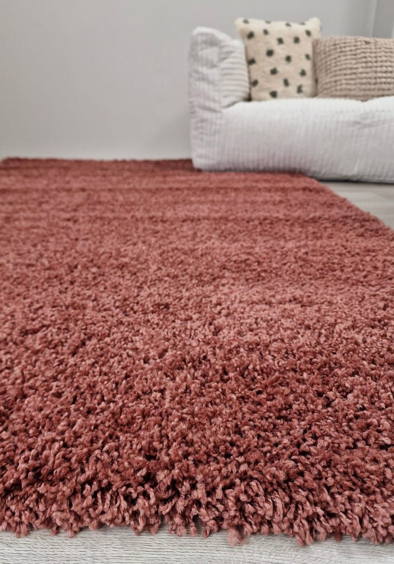 Lounge Ryamatta 160x230 cm Rektangulär - Koppar - Textil & mattor - Mattor - Modern matta - Ryamatta & luggmatta