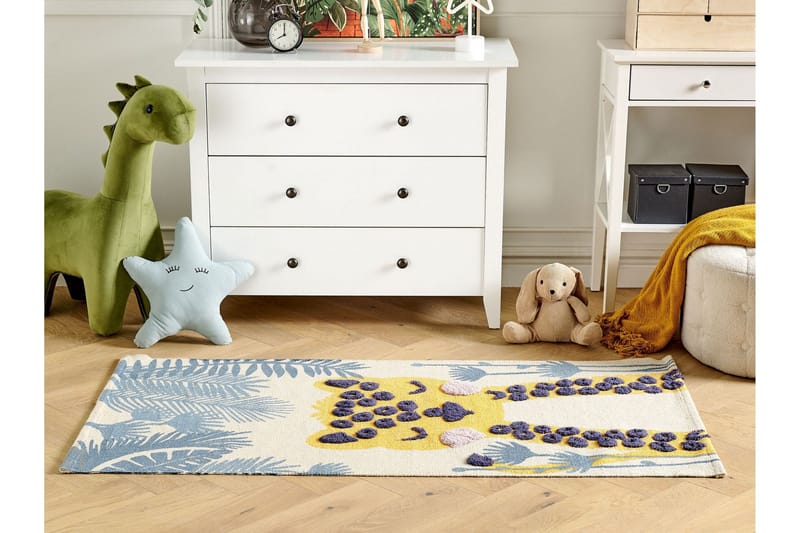 Luas Bomullsmatta 80x150 cm - Beige - Textil & mattor - Mattor - Modern matta - Bomullsmatta