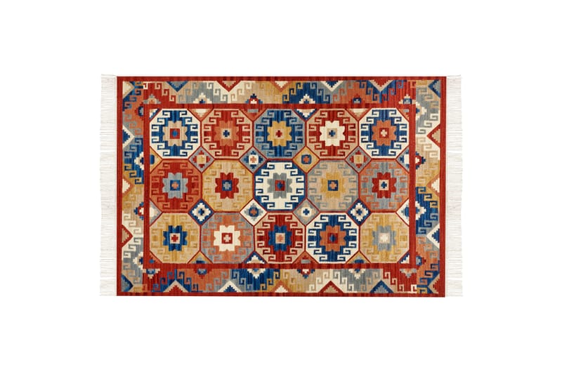 Lusarat Ullmatta 200x300 cm - Röd - Textil & mattor - Mattor - Modern matta - Ullmatta