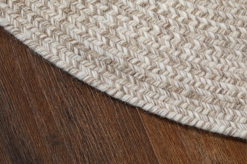 Lya Ullmatta Ø200 cm Rund - Beige - Textil & mattor - Mattor - Modern matta - Ullmatta