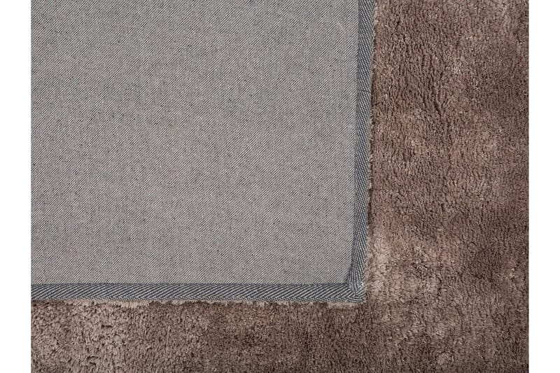 Lyme Matta Lång Lugg 200x200 cm - Ljusbrun - Textil & mattor - Mattor - Modern matta - Ryamatta & luggmatta