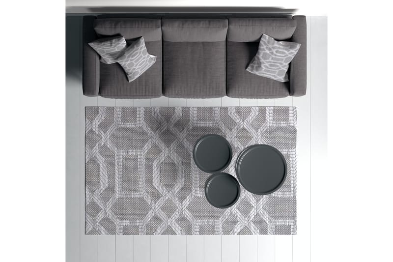 Magma Bomullsmatta 100x200 cm Rektangulär - Grå - Textil & mattor - Mattor - Modern matta - Bomullsmatta