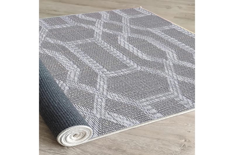 Magma Bomullsmatta 80x200 cm Rektangulär - Grå - Textil & mattor - Mattor - Modern matta - Bomullsmatta