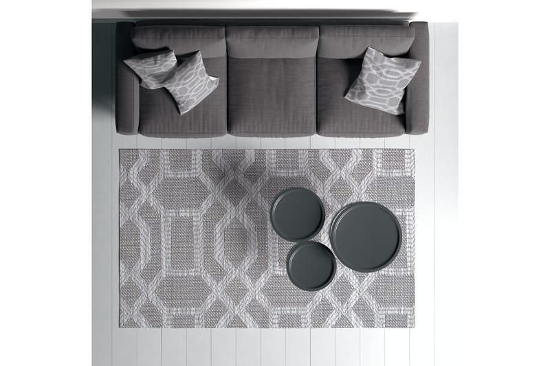 Magma Bomullsmatta 80x200 cm Rektangulär - Grå - Textil & mattor - Mattor - Modern matta - Bomullsmatta