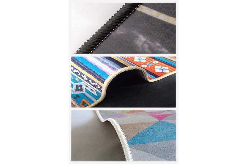 Maltina Bomullsmatta 100x300 cm Rektangulär - Grå - Textil & mattor - Mattor - Modern matta - Bomullsmatta