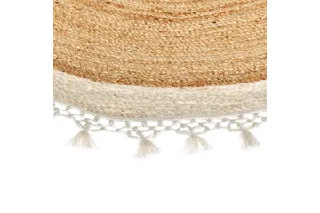 Marts Jutematta 140 cm Rund - Beige - Textil & mattor - Mattor - Modern matta - Sisalmattor