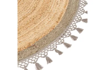 Marts Jutematta 140 cm Rund - Beige - Textil & mattor - Mattor - Modern matta - Sisalmattor