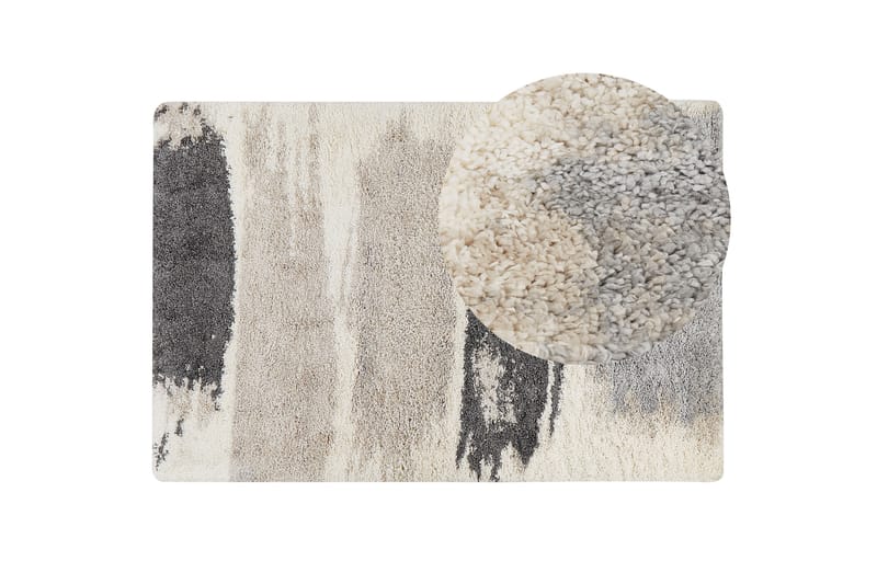 Martuni Ryamatta 200x300 cm - Svart/Vit - Textil & mattor - Mattor - Modern matta - Ryamatta & luggmatta