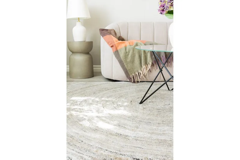 Maskinvävd Matta Bern Circle - 160x230 cm - Textil & mattor - Mattor - Modern matta - Wiltonmattor