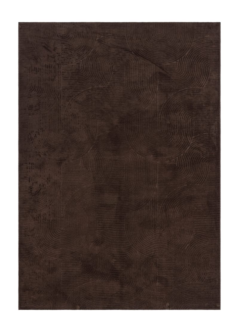 Maskinvävd Matta Castello Art 240x340 cm, Choklad