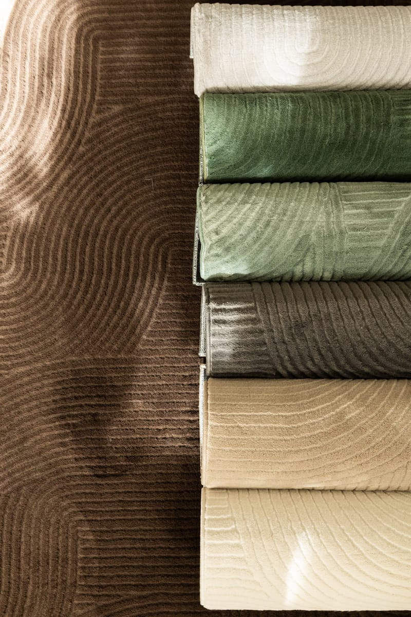 Maskinvävd Matta Castello Art 240x340 cm - Choklad - Textil & mattor - Mattor - Modern matta - Wiltonmattor