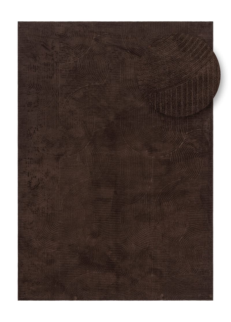 Maskinvävd Matta Castello Art 240x340 cm - Choklad - Textil & mattor - Mattor - Modern matta - Wiltonmattor
