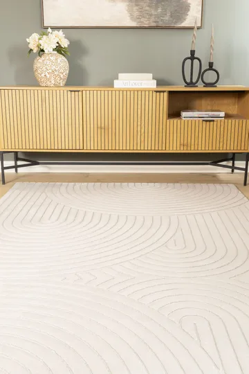 Maskinvävd Matta Cozy Zen 155x230 cm - Grå - Textil & mattor - Mattor - Modern matta - Wiltonmattor