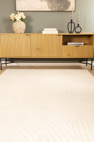 Maskinvävd Matta Cozy Zen 155x230 cm - Natur - Textil & mattor - Mattor - Modern matta - Wiltonmattor