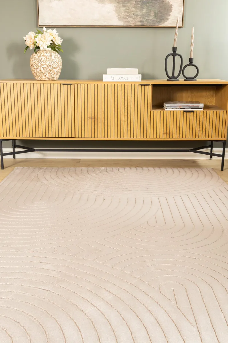 Maskinvävd Matta Cozy Zen 200x290 cm - Taupe - Textil & mattor - Mattor - Modern matta - Wiltonmattor
